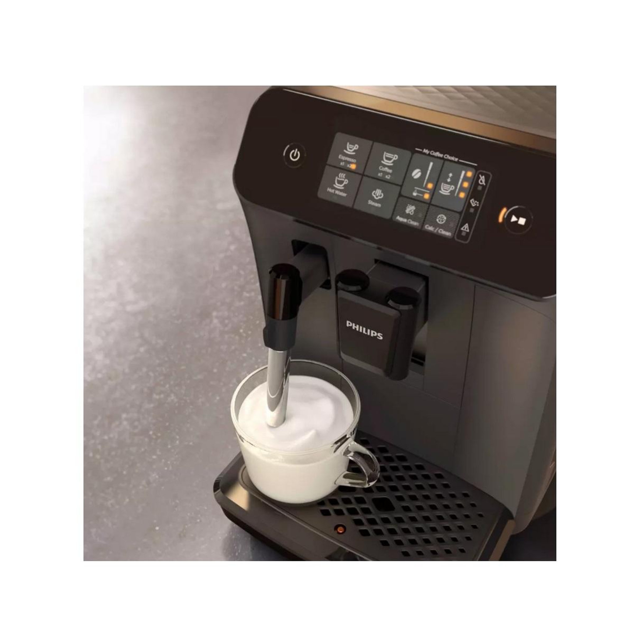Voir la diapositive 3 : Philips Robot café 15 bars noir - ep0824/00