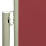 VIDAXL Auvent lateral retractable de patio 160x300 cm Rouge