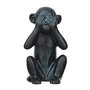 Voir la diapositive 1 : Paris Prix Statuette Déco  Singe  28cm Noir