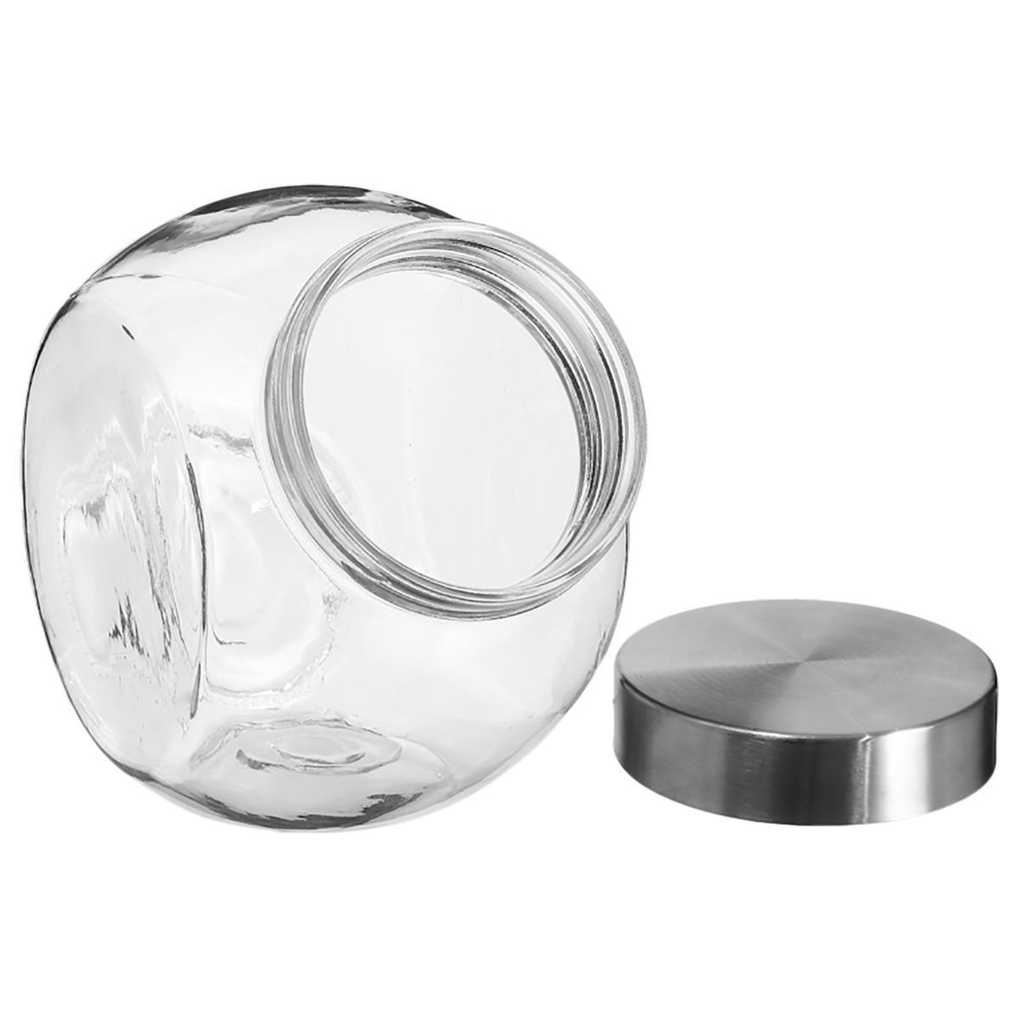 Voir la diapositive 5 : FIVE Bocal en verre  bonbons  1,5l transparent
