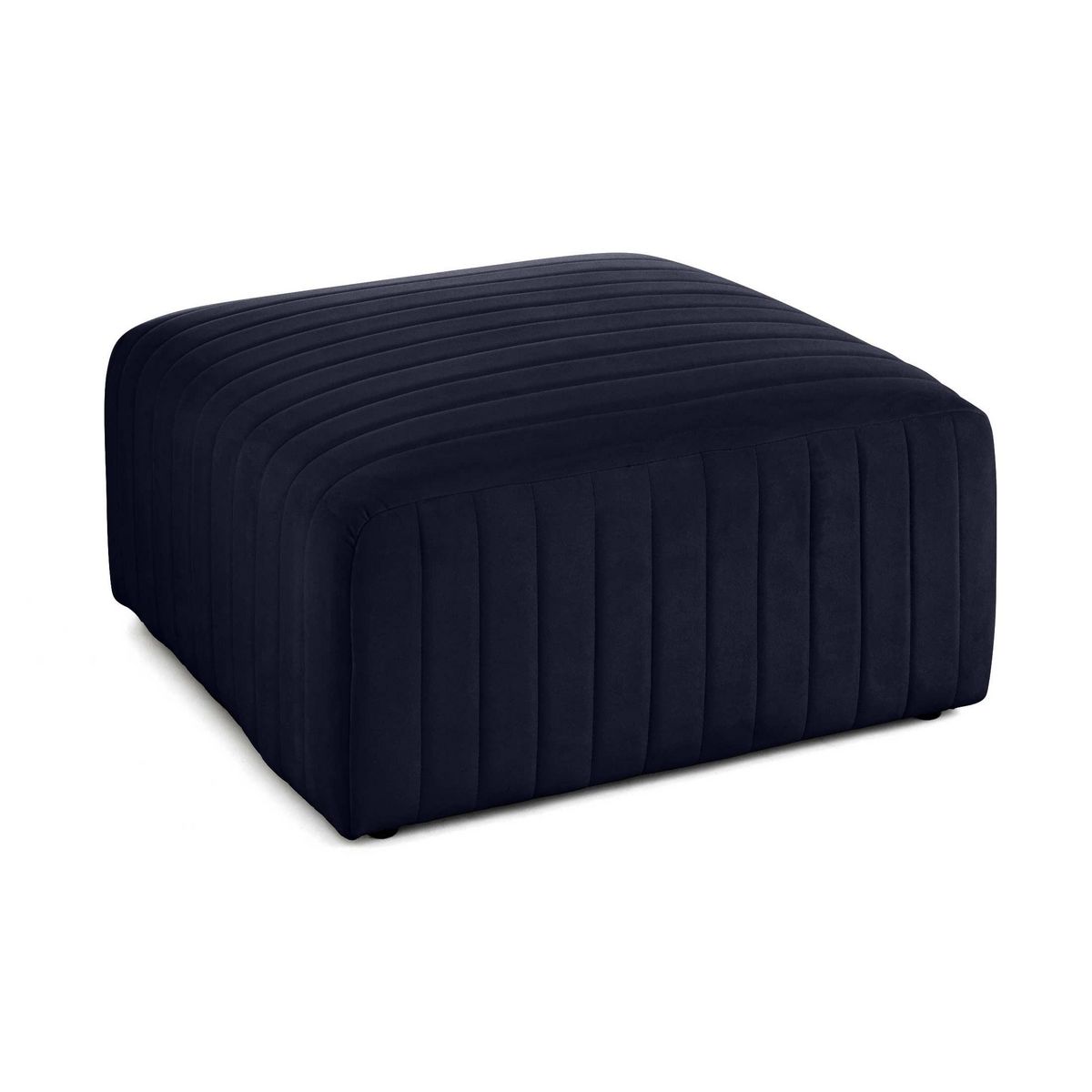 LISA DESIGN Nova - canapé modulable d'angle gauche - 5 places - avec pouf d'appoint - en velours