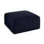 Voir la diapositive 4 : LISA DESIGN Nova - canapé modulable d'angle gauche - 5 places - avec pouf d'appoint - en velours