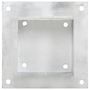 Voir la diapositive 5 : VIDAXL Ancres de poteau 4 pcs Metal galvanise 141 mm