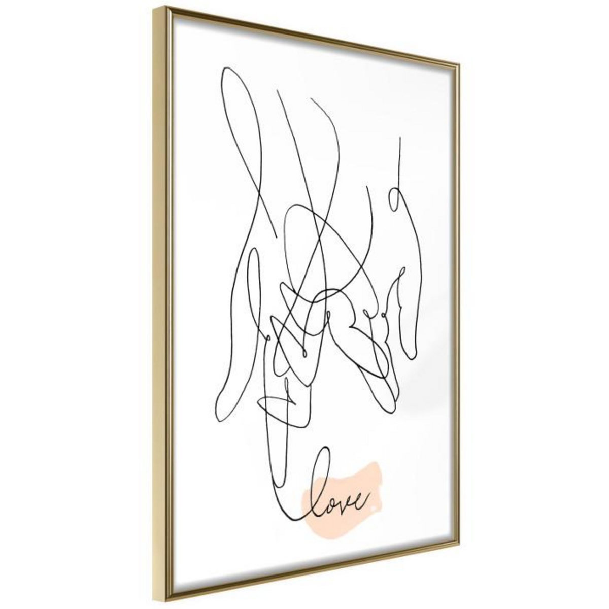 Paris Prix Affiche Murale Encadrée  Complicated Love