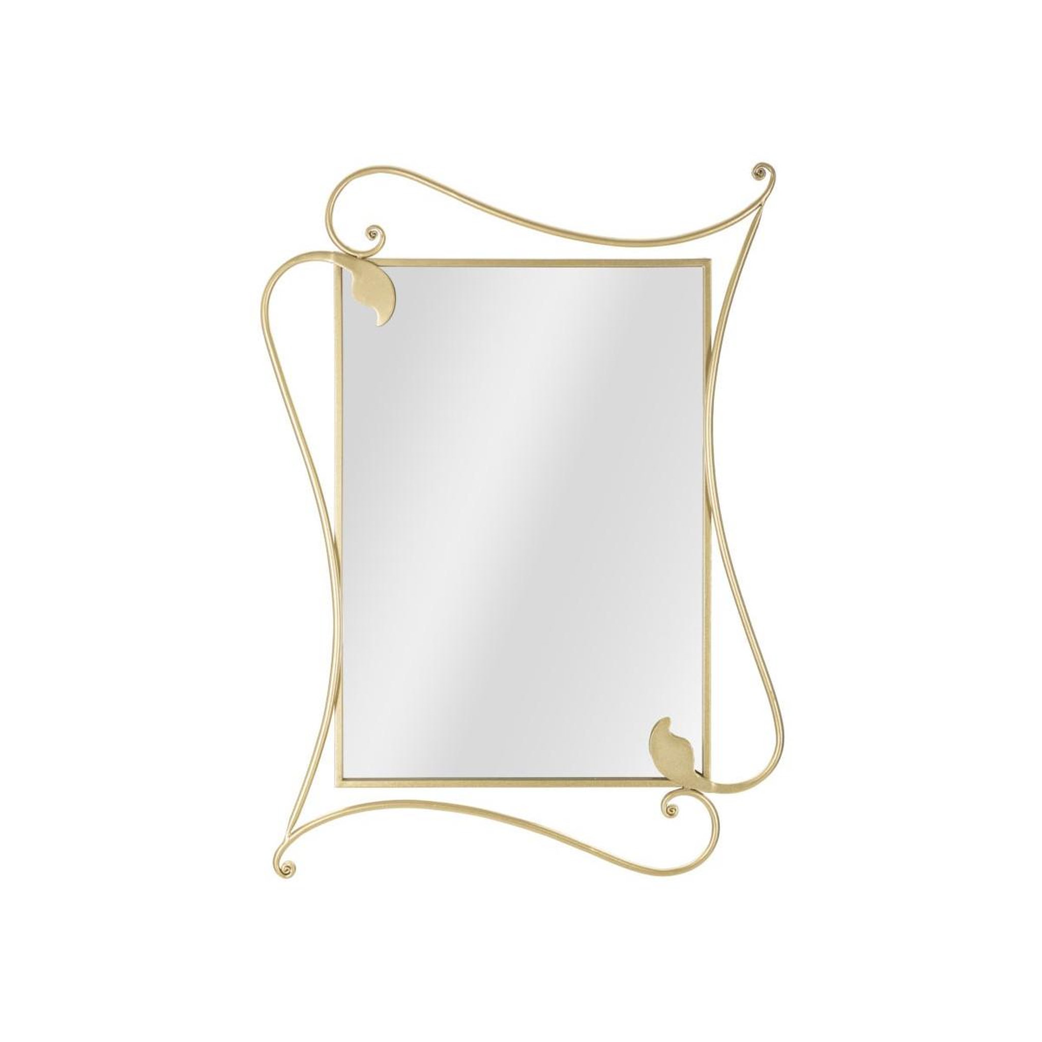 Paris Prix Miroir mural design  pétale  110cm or