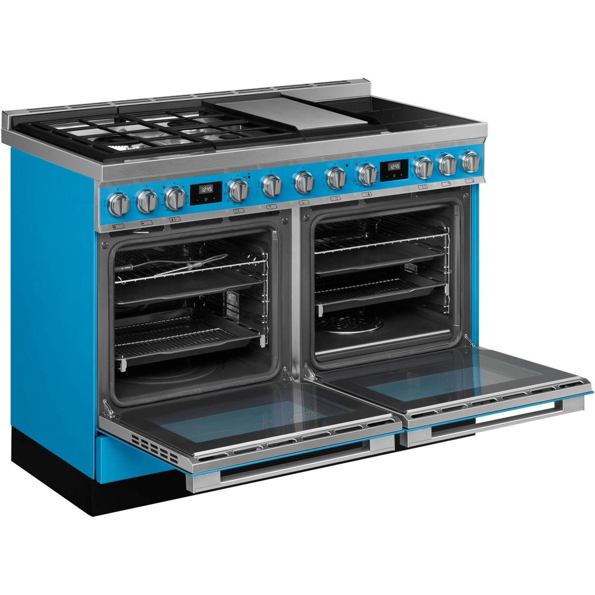 Voir la diapositive 4 : SMEG Piano de cuisson mixte cpf120igmpt