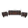 Voir la diapositive 6 : VIDAXL Ensemble de bancs de rangement 3 pcs Marron