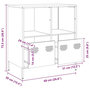 Voir la diapositive 6 : VIDAXL Buffet rose 68x39x73,5 cm acier lamine a froid