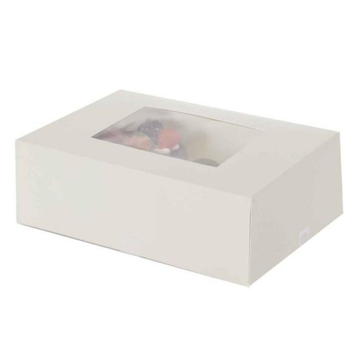 Paris Prix Lot de 2 Boîtes à Gâteaux  Rectangles  22cm Naturel