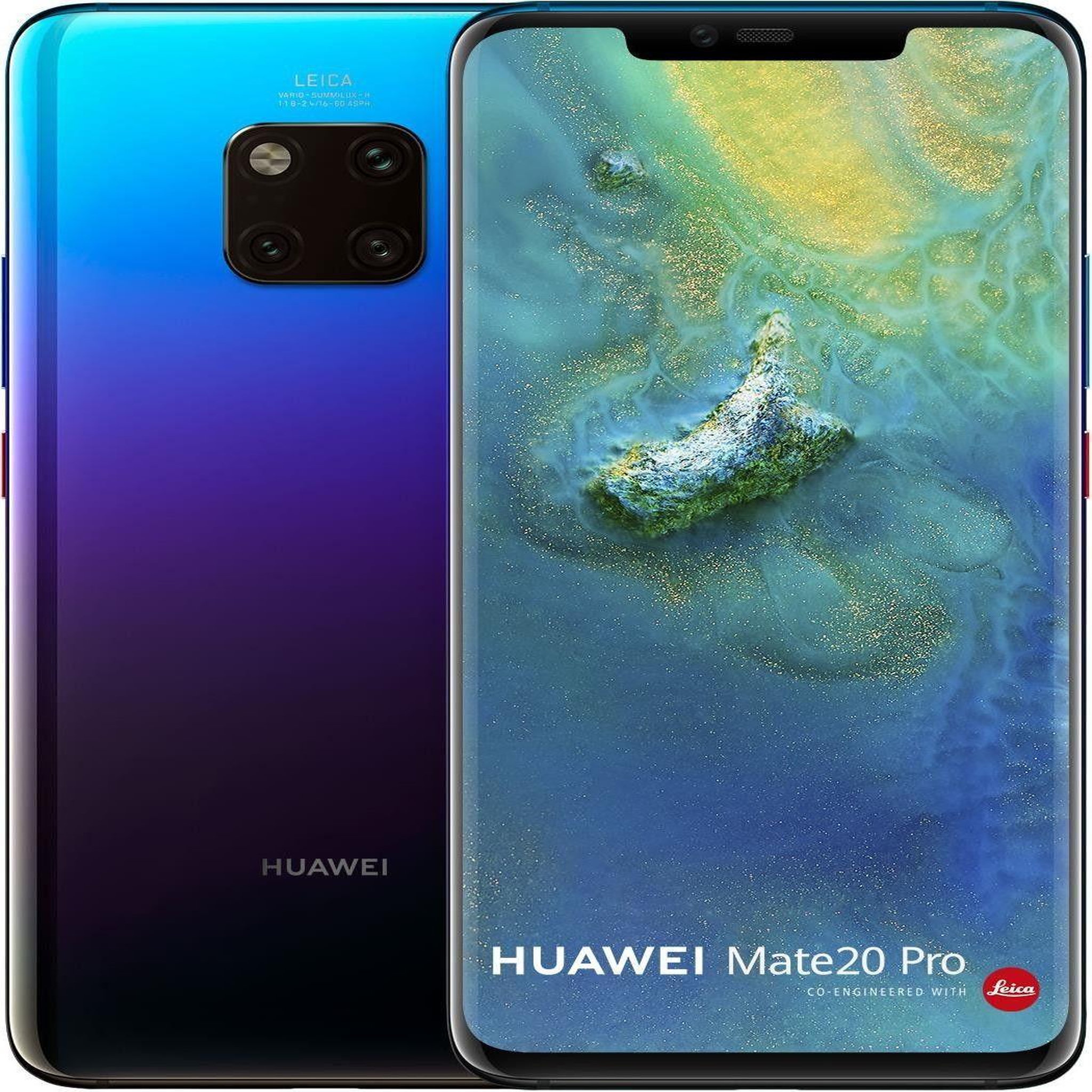 Voir la diapositive 1 : HUAWEI Mate 20 Pro (Dual Sim) Reconditionné 128 Go - Grade C - Violet