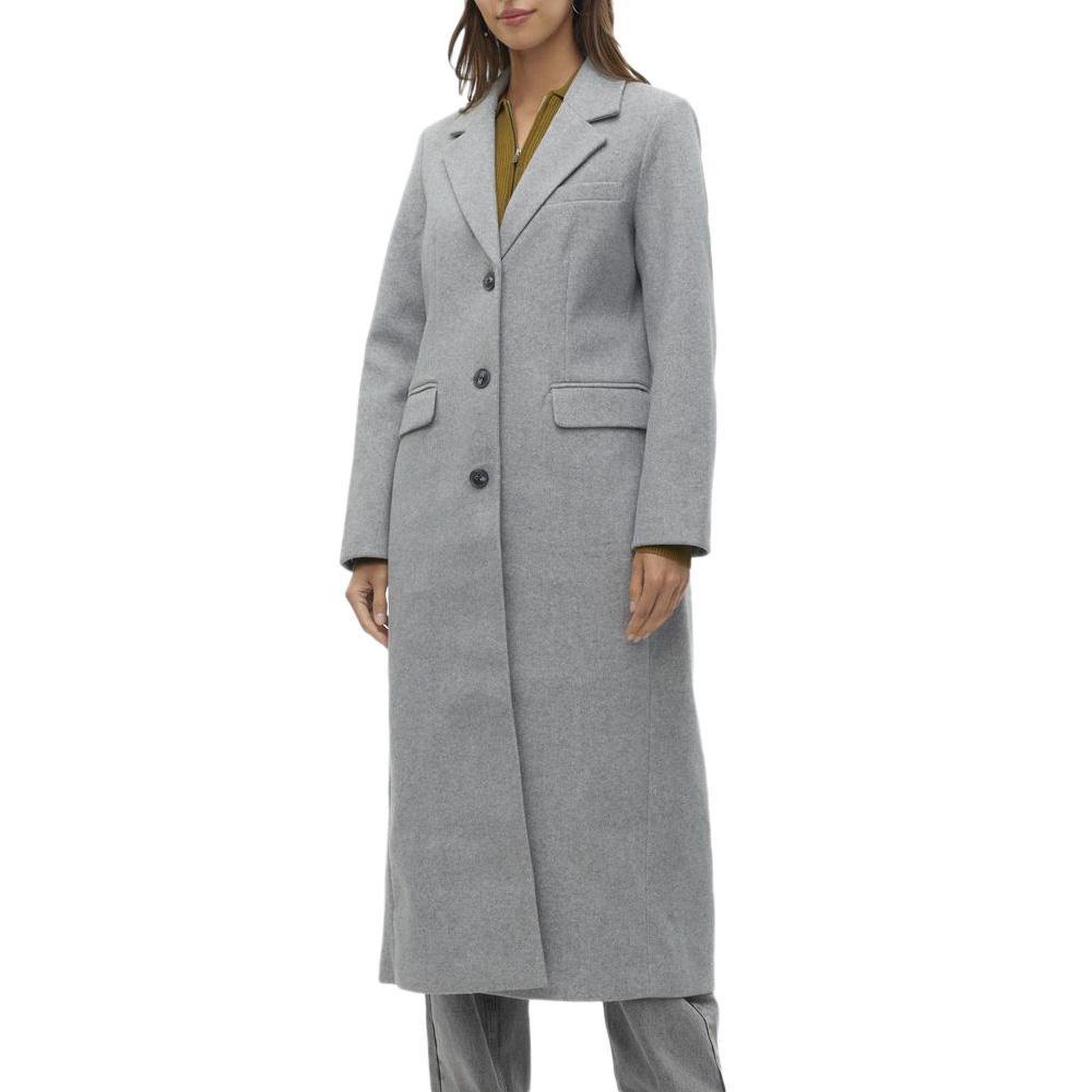 Voir la diapositive 1 : Vero Moda Manteau Gris Clair Femme Vero Moda Milan