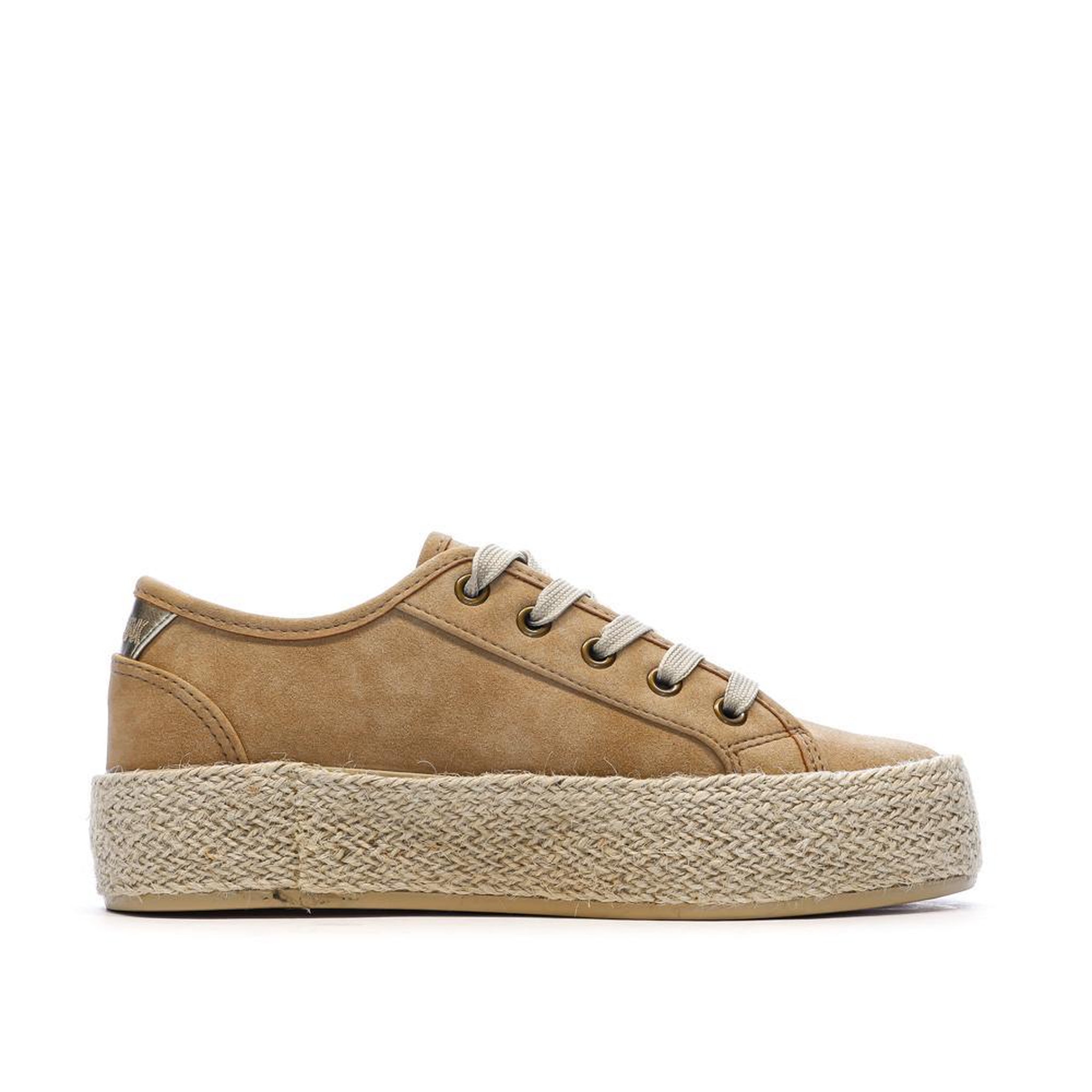 Voir la diapositive 2 : CHATTAWAK Baskets Taupe Femme Chattawak Summer