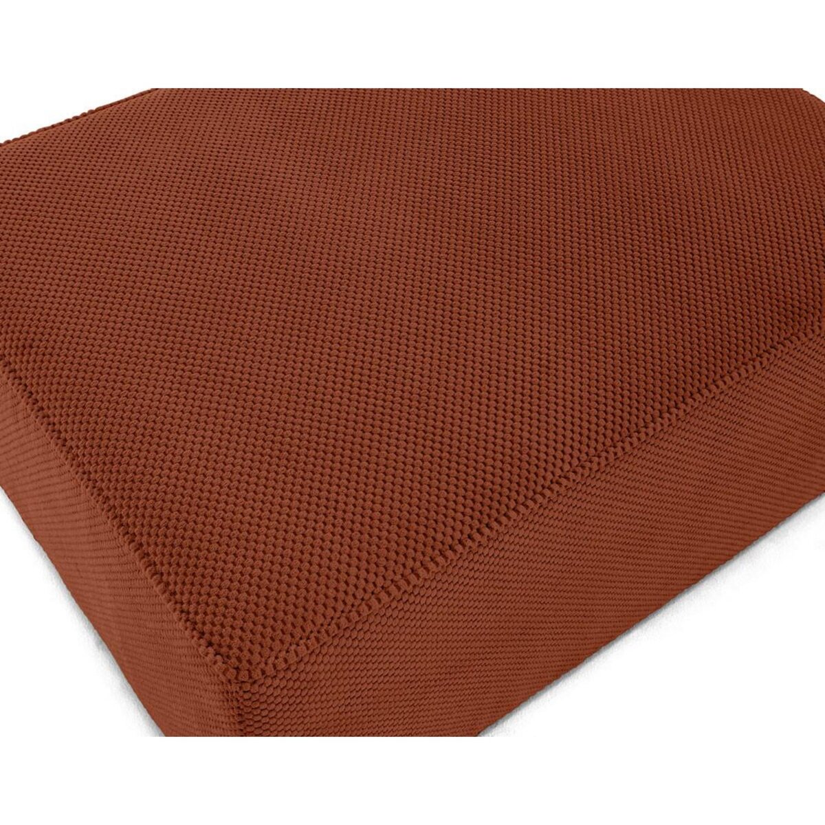 BEST MOBILIER Topaze - pouf - en velours texturé