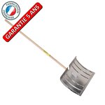 OUTILS PERRIN Poussoir à neige  alu 50 cm manche 1,30 m, outil pour le déneigement