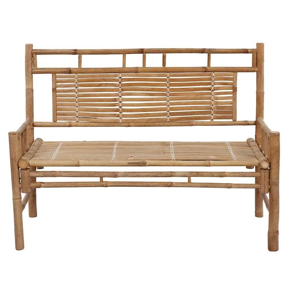 VIDAXL Banc de jardin avec coussin 120 cm Bambou