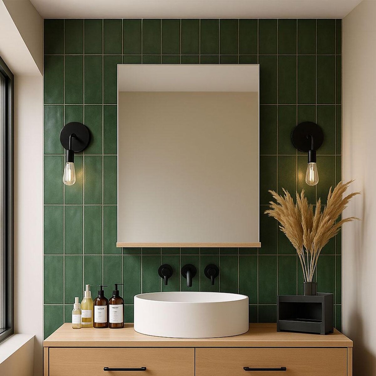 CONCEPT USINE Miroir de salle de bain GREELEY