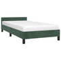 Voir la diapositive 3 : VIDAXL Cadre de lit sans matelas vert fonce 100x200 cm velours
