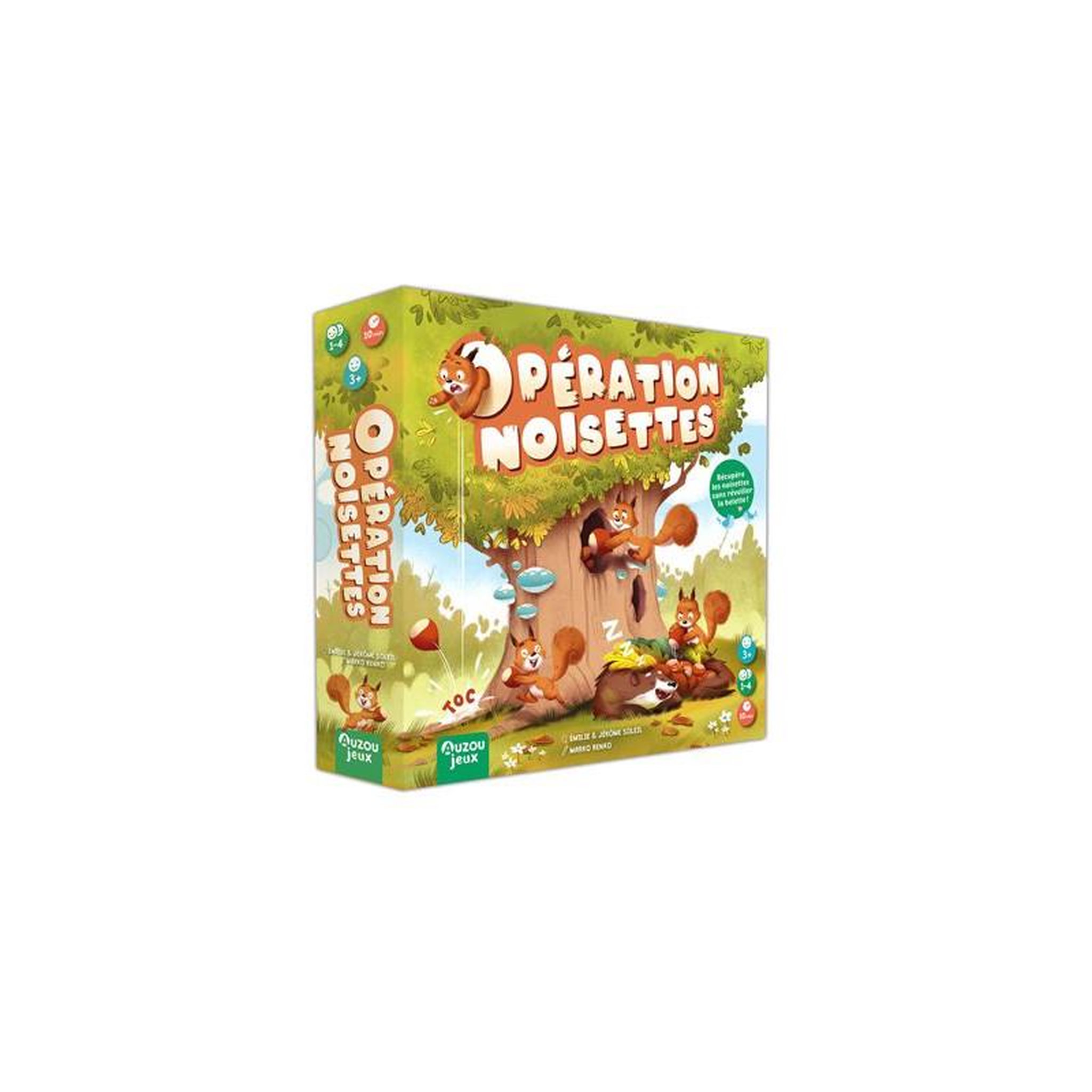 Editions Auzou Jeu d'ambiance Auzou Opération Noisettes