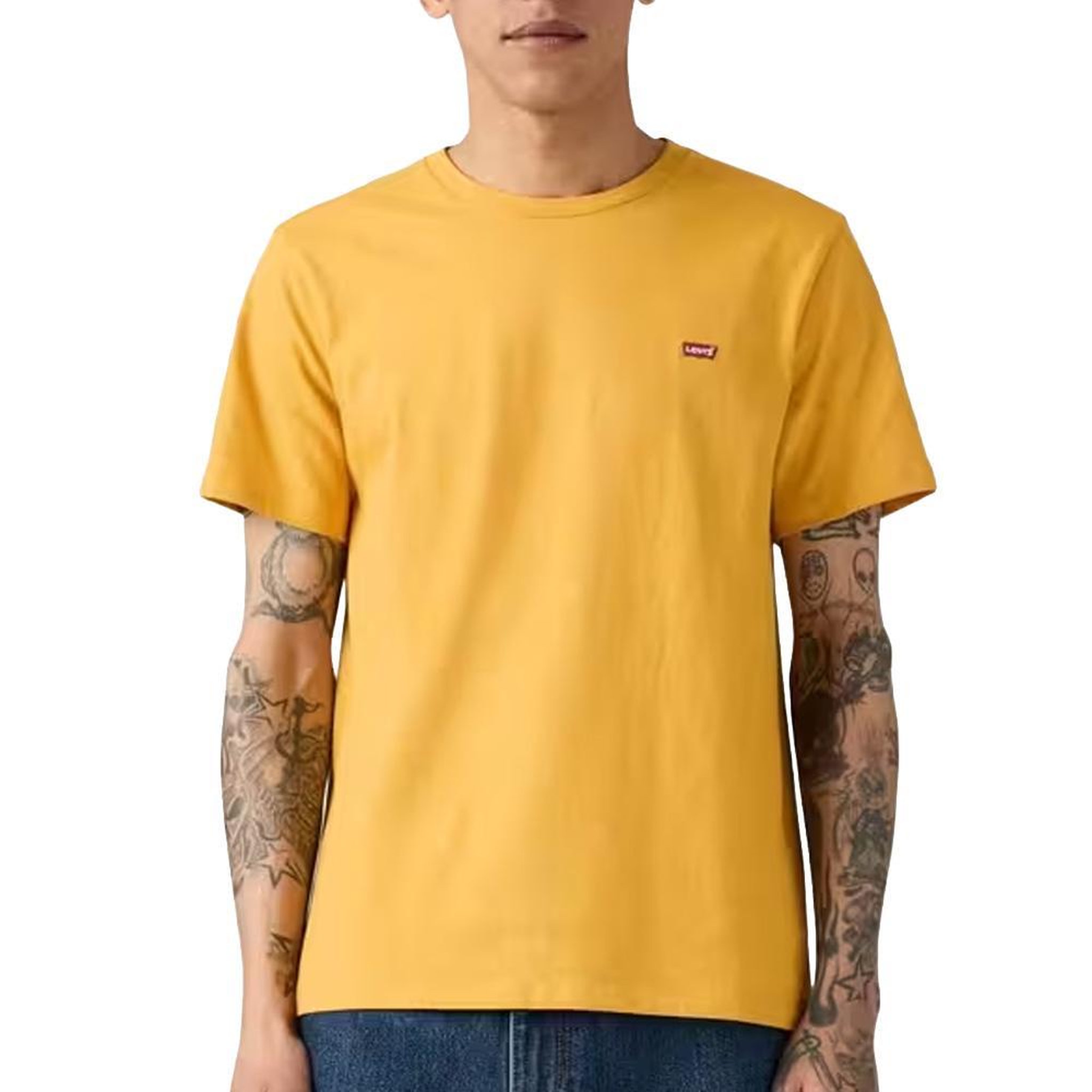 Levi's T-shirt Jaune Homme Levi's Original. Coloris disponibles : Jaune