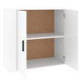 Voir la diapositive 4 : VIDAXL Buffet Blanc 80x33x70 cm Bois d'ingenierie