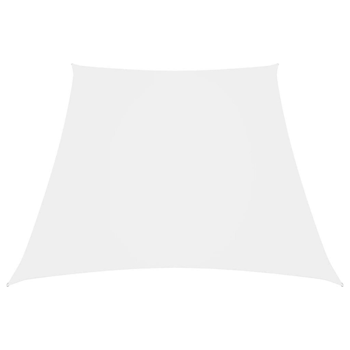 VIDAXL Voile de parasol Tissu Oxford trapeze 3/5x4 m Blanc