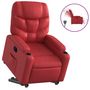 Voir la diapositive 2 : VIDAXL Fauteuil inclinable electrique rouge similicuir
