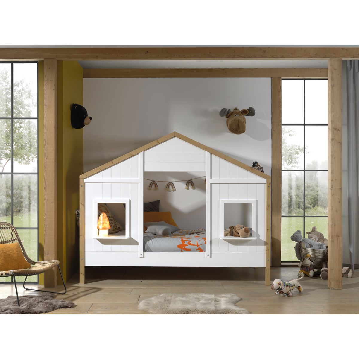 Lit cabane 90x200cm JOEY