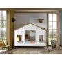Voir la diapositive 2 : Lit cabane 90x200cm JOEY
