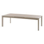 Voir la diapositive 1 : HESPERIDE Table de jardin extensible en aluminium effet bois 14 places EVASION