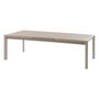Voir la diapositive 1 : HESPERIDE Table de jardin extensible en aluminium effet bois 14 places EVASION