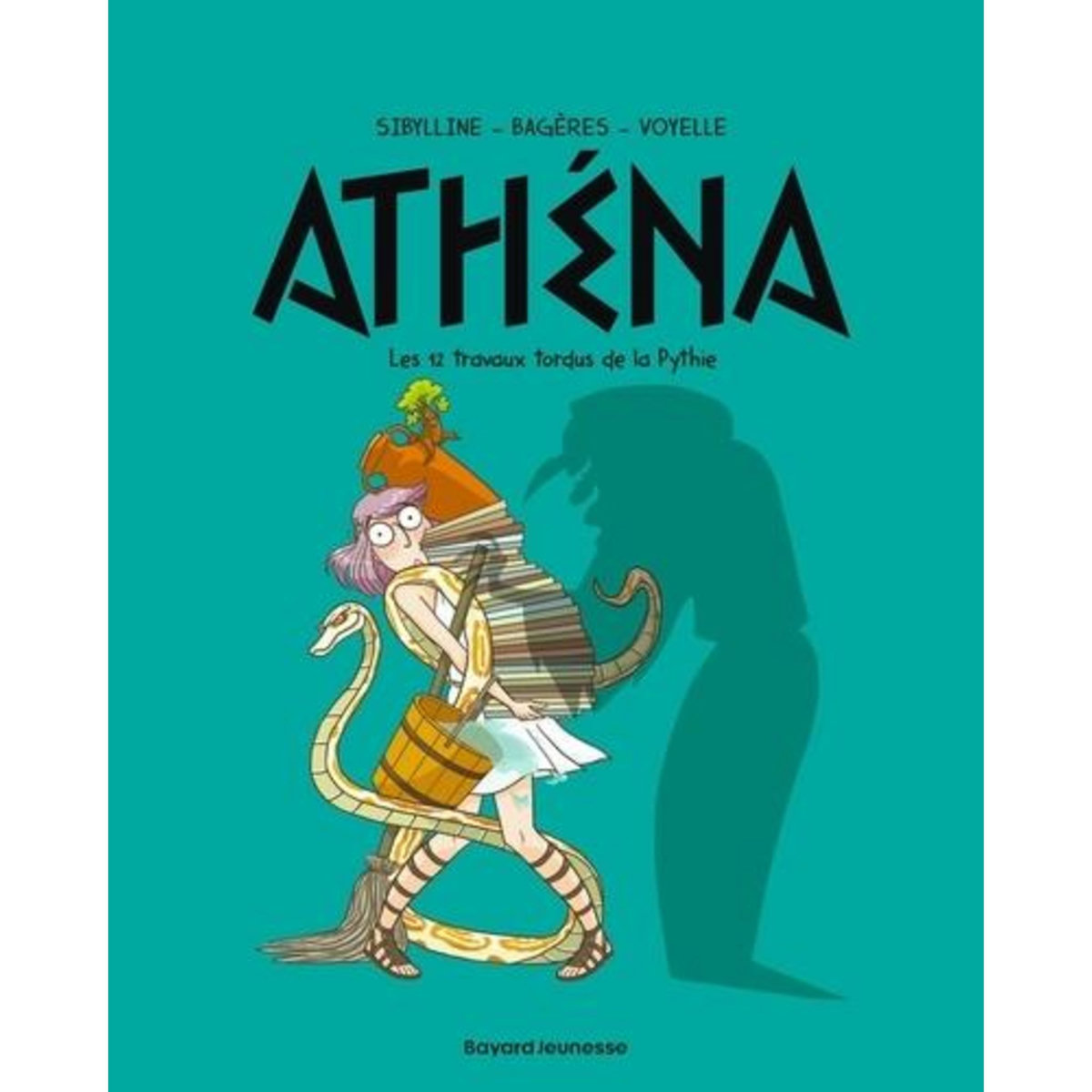 ATHENA. TOME 4, LES 12 TRAVAUX TORDUS DE LA PYTHIE, Bayard Jeunesse