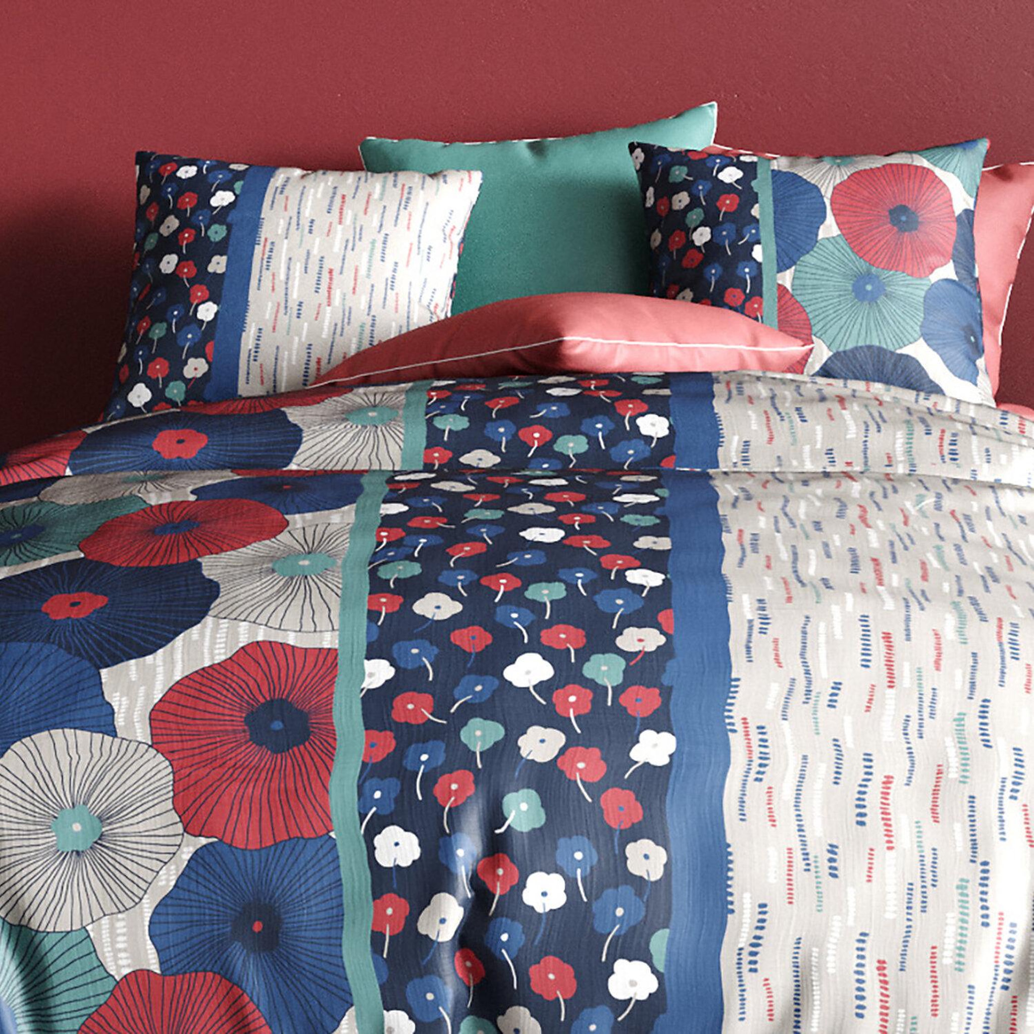 Voir la diapositive 4 : ATELIER DU COTON Parure housse de couette 100% coton 57fils , agueda