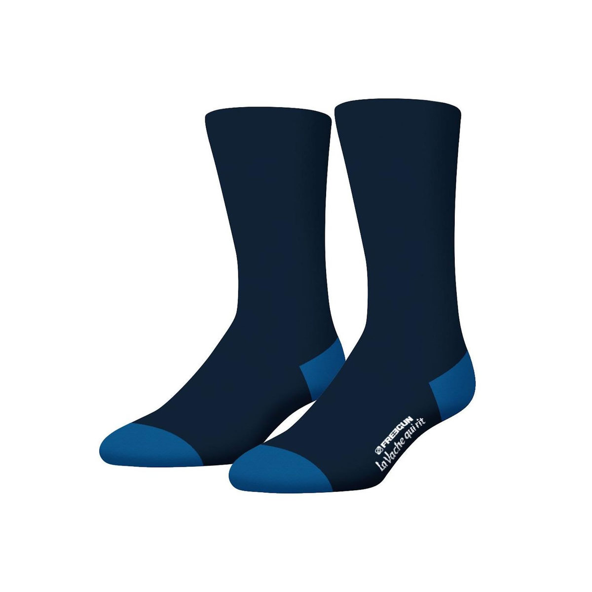 FREEGUN Lot de 4 paires de chaussettes homme La Vache Qui Rit