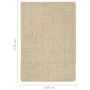 Voir la diapositive 6 : VIDAXL Tapis shaggy antiderapant Creme 120x170 cm