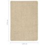 Voir la diapositive 6 : VIDAXL Tapis shaggy antiderapant Creme 120x170 cm