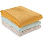 HAUCK Couverture cuddle N Clean 3Set 3 couleurs mix