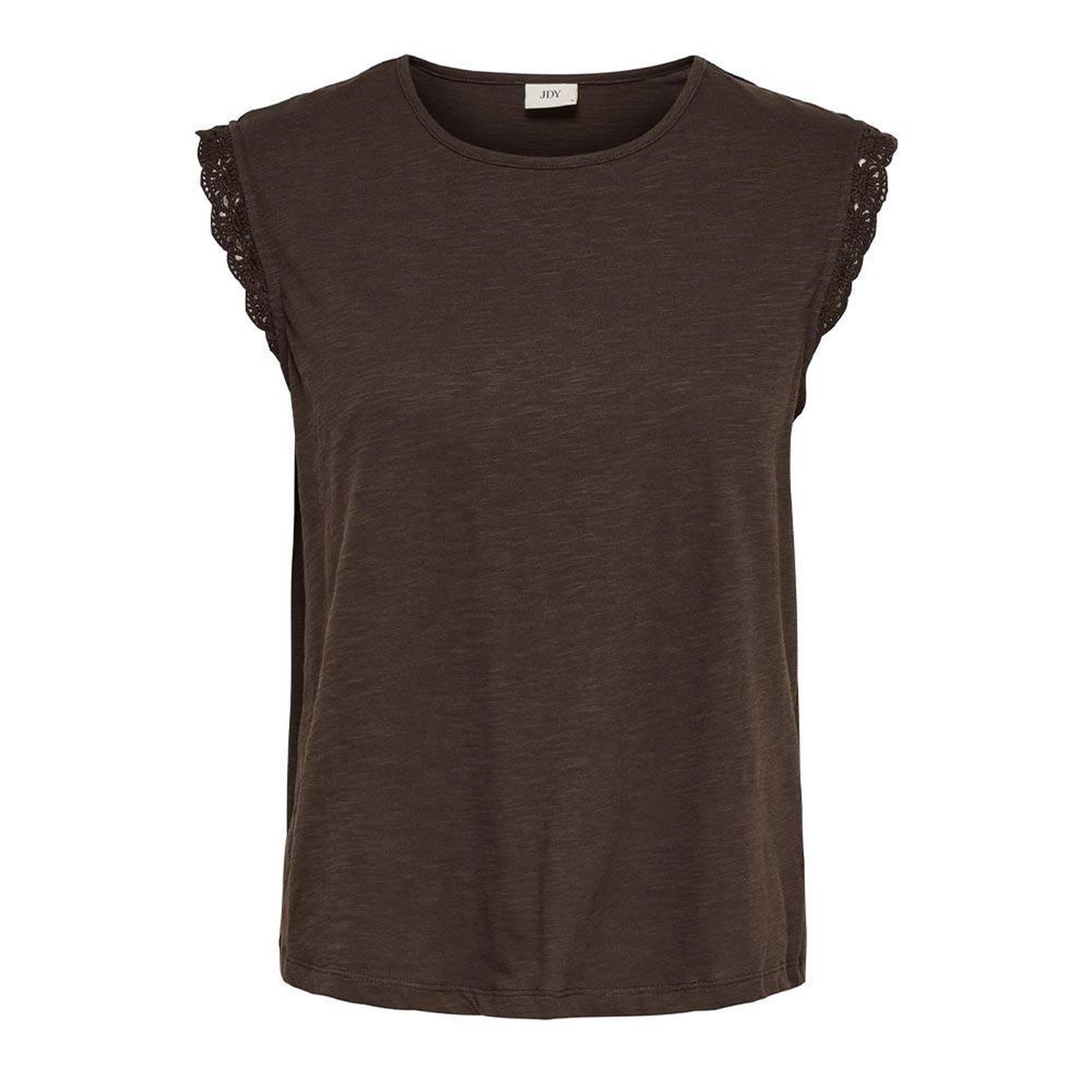 Voir la diapositive 2 : JACQUELINE DE YONG T-Shirt Marron Femme JDY Salva