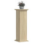 Voir la diapositive 3 : VIDAXL Support pour plantes chene sonoma 33x33x100cm bois d'ingenierie