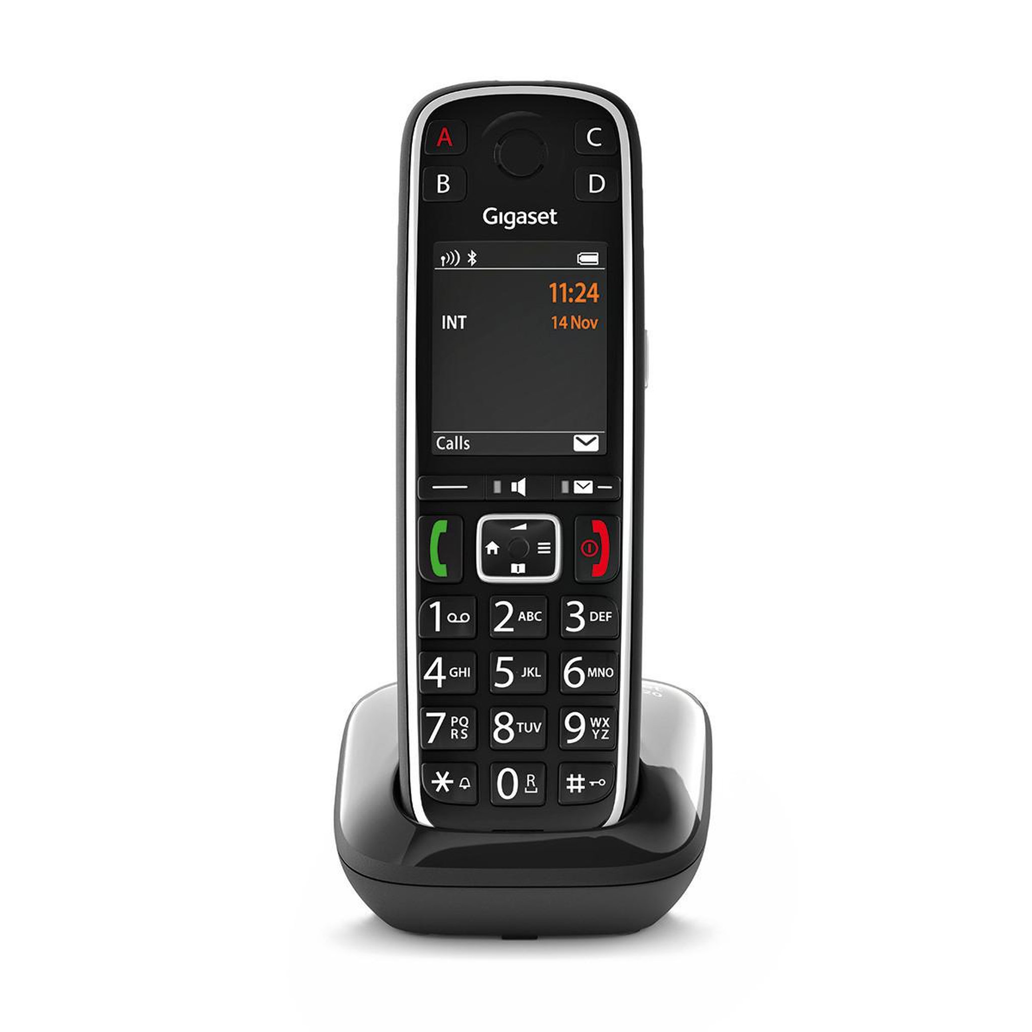 GIGASET Téléphone analogique Gigaset E720 avec identification de l'appelant Noir