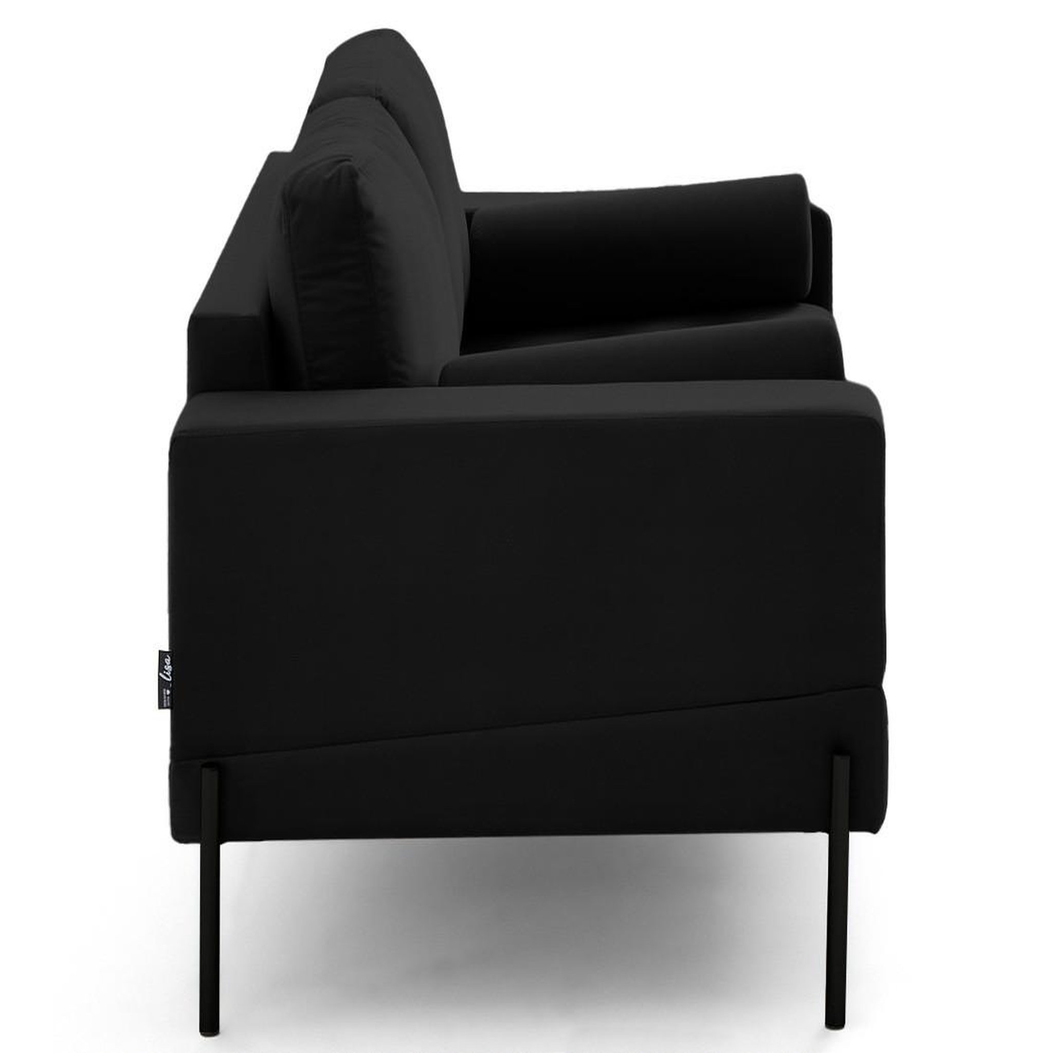Voir la diapositive 5 : LISA DESIGN Isaure - canapé droit 2 places en velours