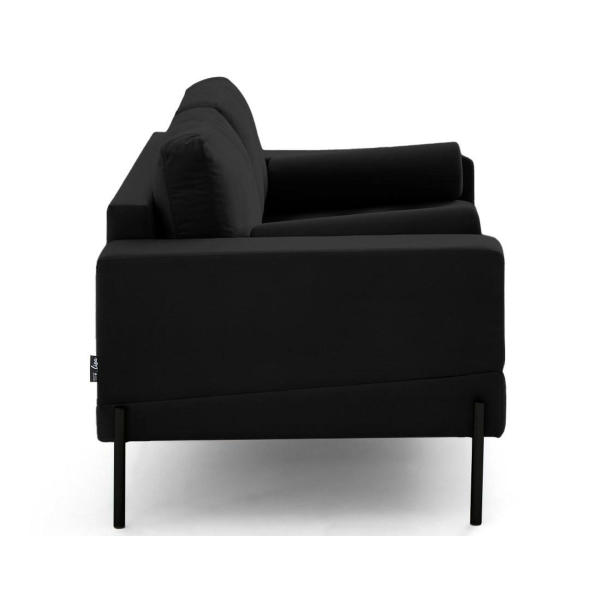 LISA DESIGN Isaure - canapé droit 2 places en velours