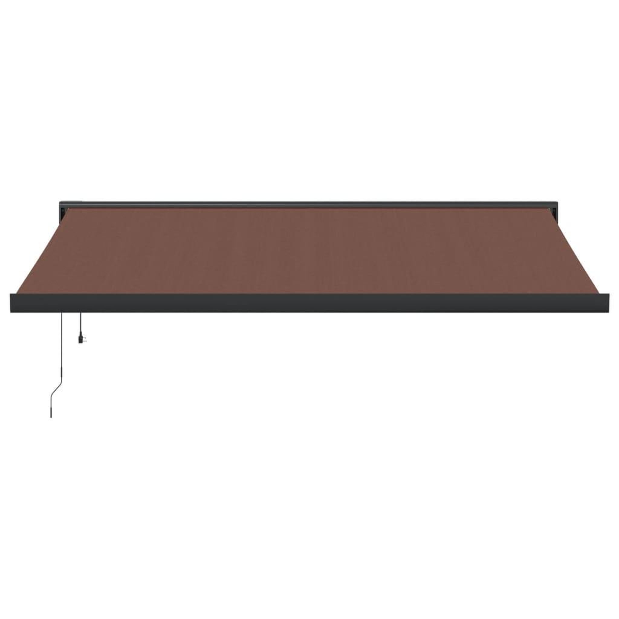 Voir la diapositive 3 : VIDAXL Auvent retractable automatique marron 450x300 cm