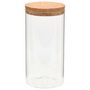 Voir la diapositive 3 : VIDAXL 6pcs Pots de conservation en verre et couvercle en liège 1100ml