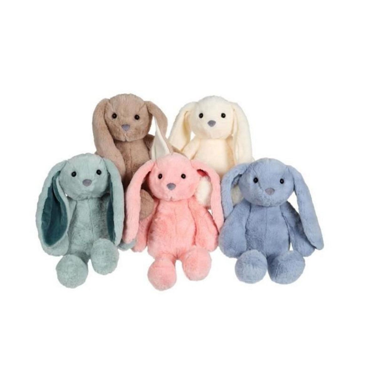 TOYS TOYS Peluche Lapin Trendy Bunny - GIPSY TOYS - Bleu, 28 cm