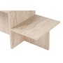 Voir la diapositive 4 : TOILINUX Table basse effet travertin HARMONY - Beige