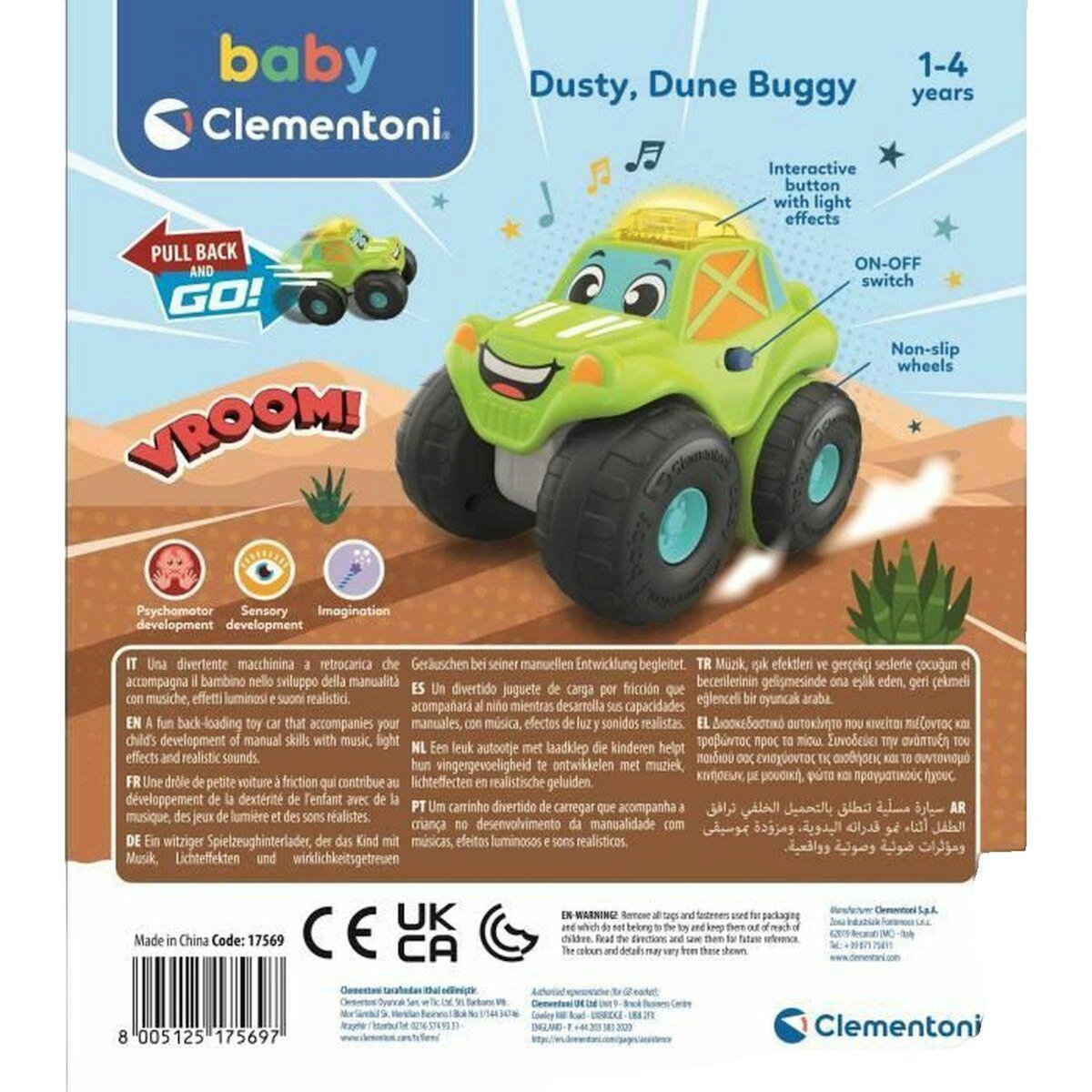 CLEMENTONI Buggy interactif Clementoni vert
