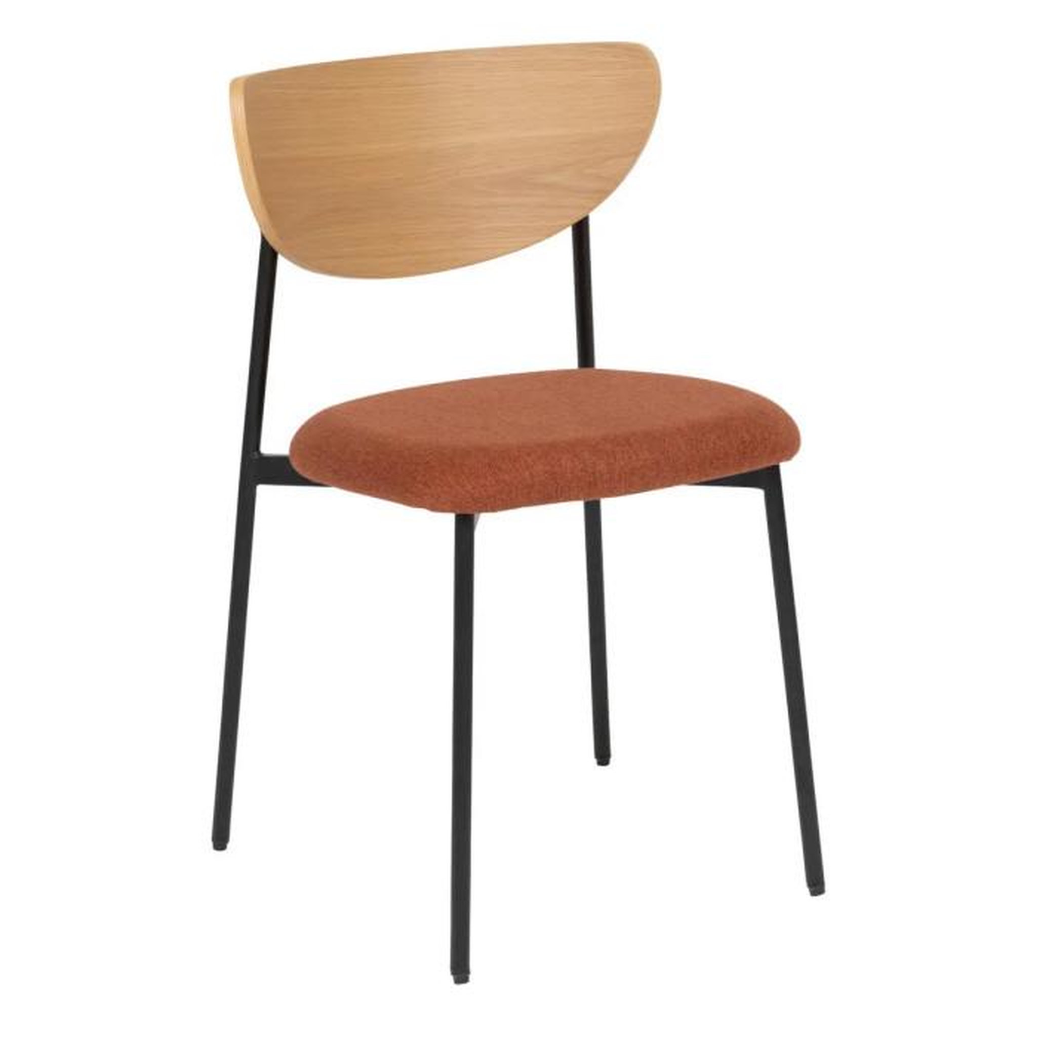 Voir la diapositive 2 : ATMOSPHERA Lot de 2 Chaises Design  Jaisa  81cm Ambre