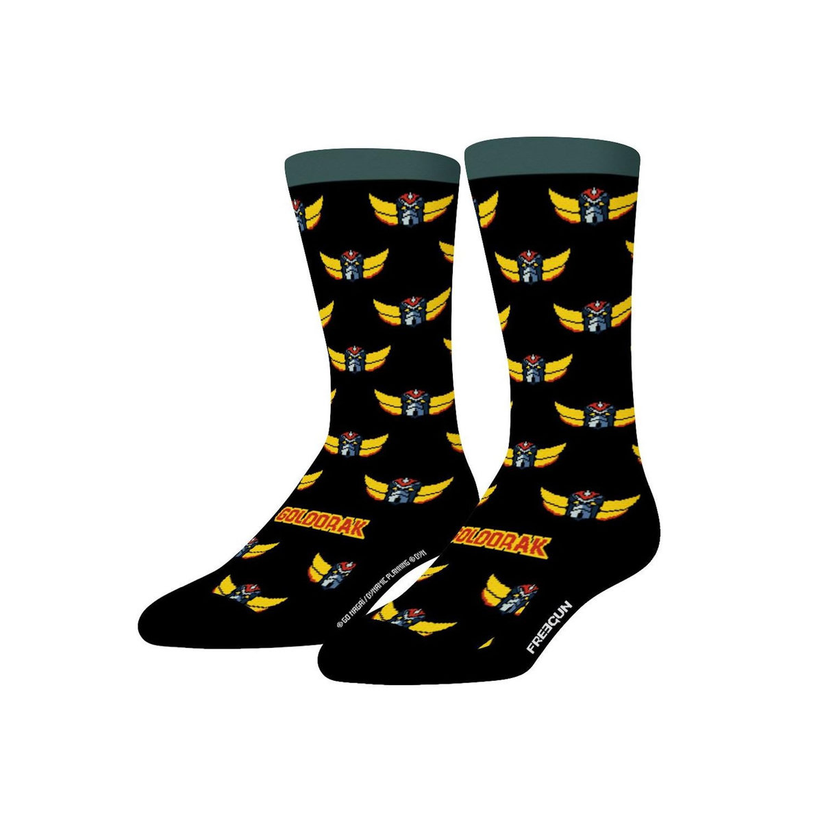 FREEGUN Lot de 4 paires de chaussettes Goldorak