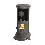 Godin Poêle à bois 7.5wk gris/noir - 310107000033