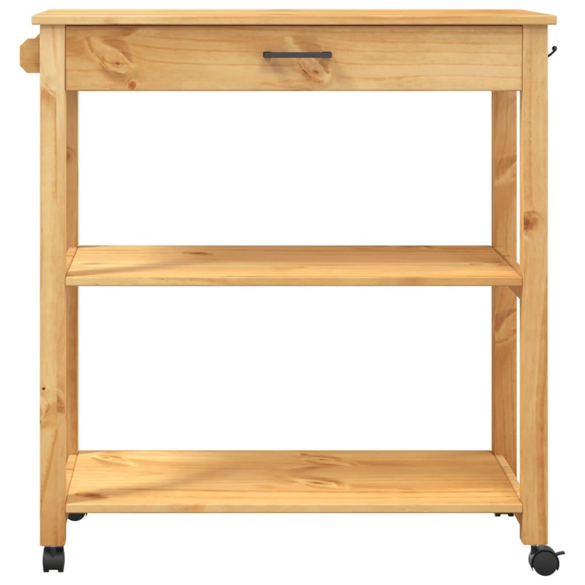 Voir la diapositive 5 : VIDAXL Chariot de cuisine MONZA 84x40x90 cm bois massif de pin